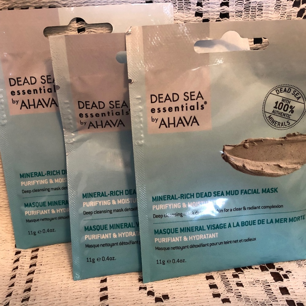 3 for $10  Ahava Dead Sea Mud Facial Mask